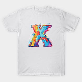 letter X cartoon art v1 T-Shirt